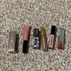 Lip color bundle: Estée Lauder, BECCA, smashbox